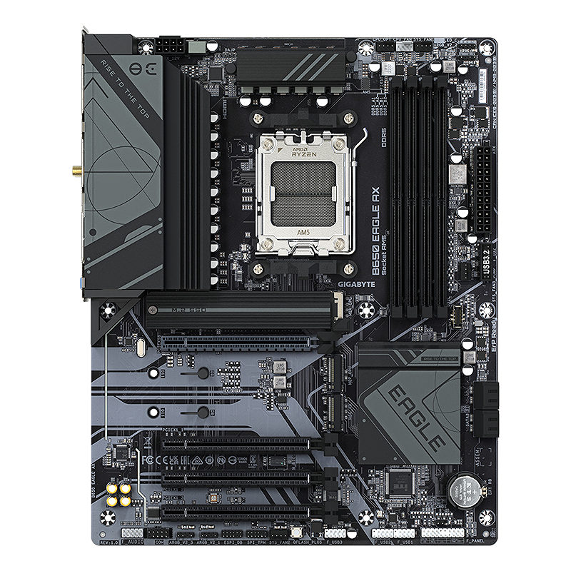 GIGABYTE B650 EAGLE AX bundkort AMD B650 Sokkel AM5 ATX - Billede 2